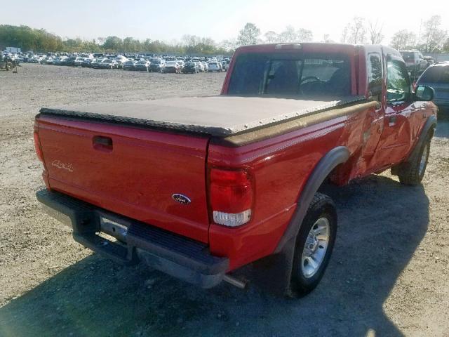 1FTZR15X2YTB16481 - 2000 FORD RANGER SUP RED photo 4