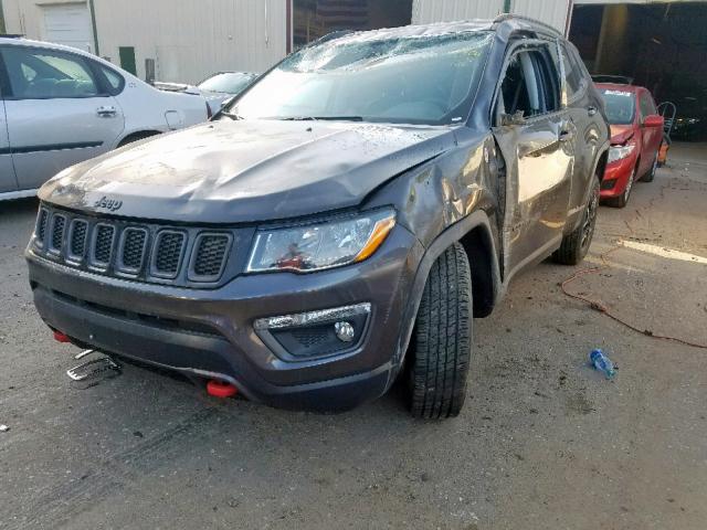 3C4NJDDB3KT811111 - 2019 JEEP COMPASS TR CHARCOAL photo 2