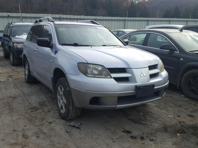 JA4LZ31F64U005624 - 2004 MITSUBISHI OUTLANDER SILVER photo 1