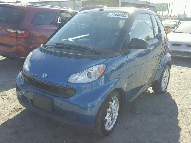 WMEEK31X48K184289 - 2008 SMART FORTWO PAS 蓝色 照片 2