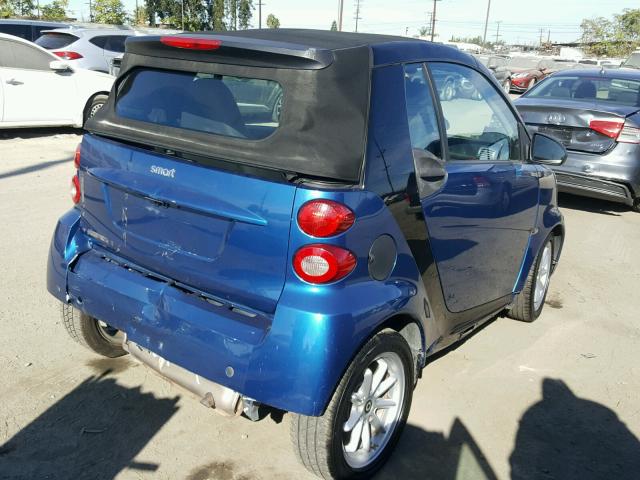 WMEEK31X48K184289 - 2008 SMART FORTWO PAS 蓝色 照片 4