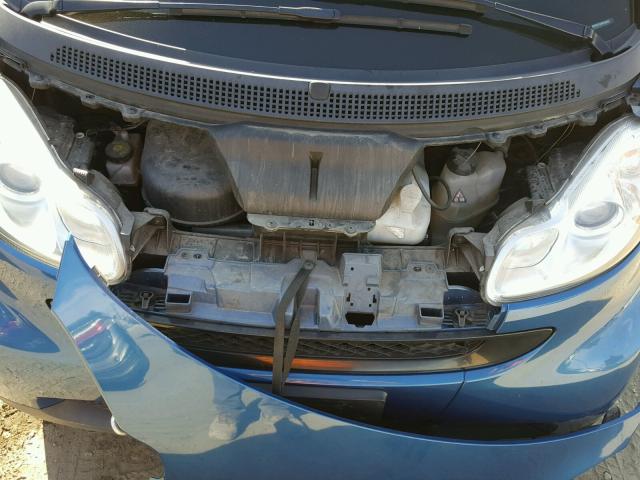 WMEEK31X48K184289 - 2008 SMART FORTWO PAS 蓝色 照片 7