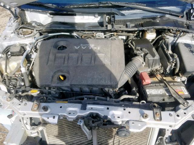 2T1BU4EEXAC259143 - 2010 TOYOTA COROLLA BA SILVER photo 7