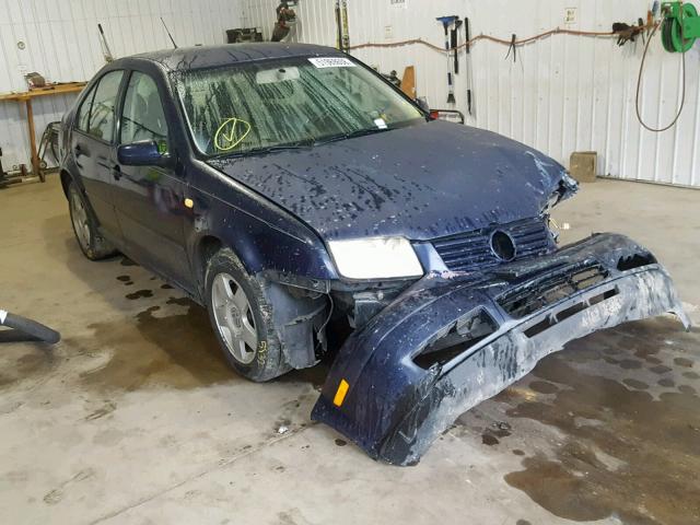 3VWRA29M4YM008145 - 2000 VOLKSWAGEN JETTA GL BLUE photo 1