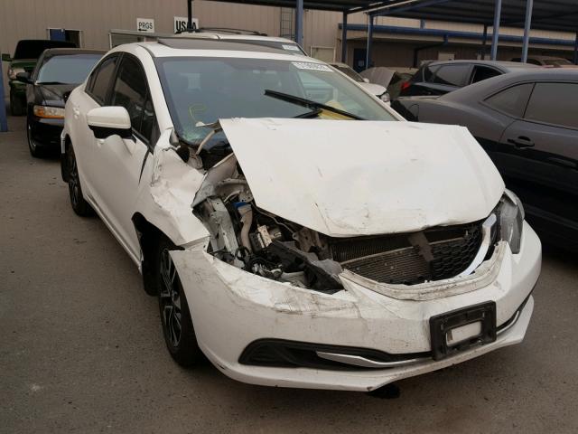 19XFB2F86FE024073 - 2015 HONDA CIVIC EX WHITE photo 1