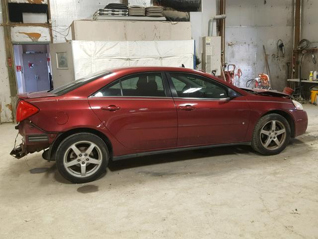 1G2ZH57N794199542 - 2009 PONTIAC G6 GT RED photo 9