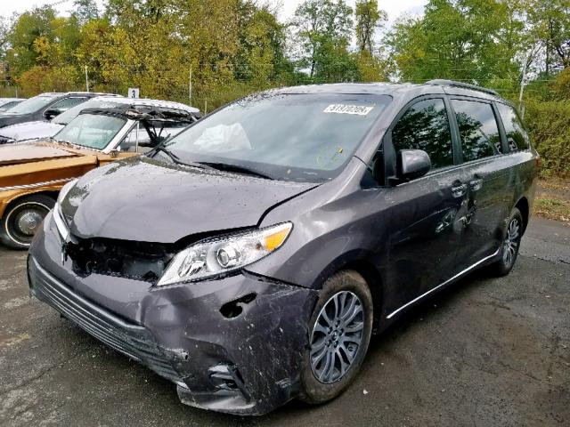 5TDYZ3DC5KS998371 - 2019 TOYOTA SIENNA LIM GRAY photo 2