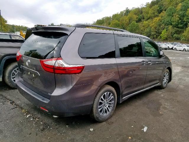 5TDYZ3DC5KS998371 - 2019 TOYOTA SIENNA LIM GRAY photo 4