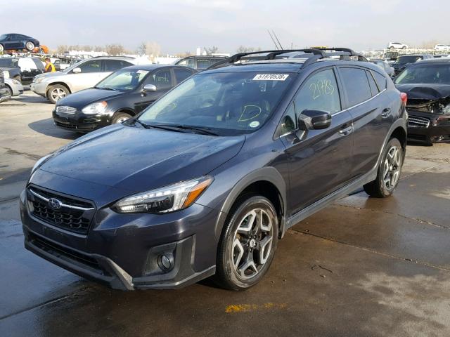 JF2GTAMC5JH205799 - 2018 SUBARU CROSSTREK CHARCOAL photo 2