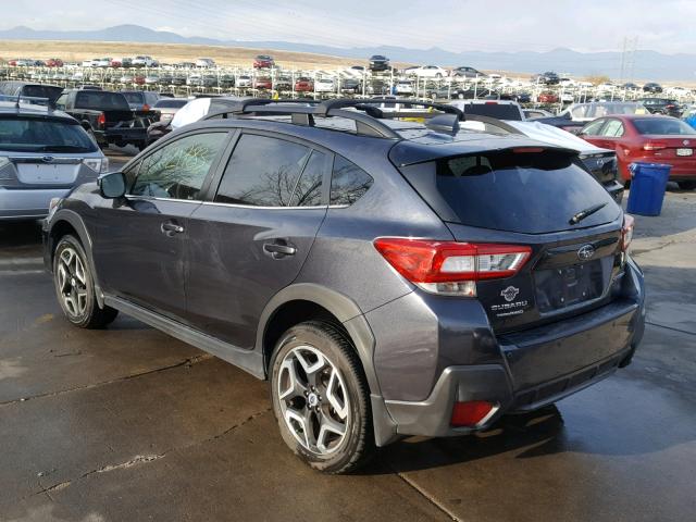 JF2GTAMC5JH205799 - 2018 SUBARU CROSSTREK CHARCOAL photo 3