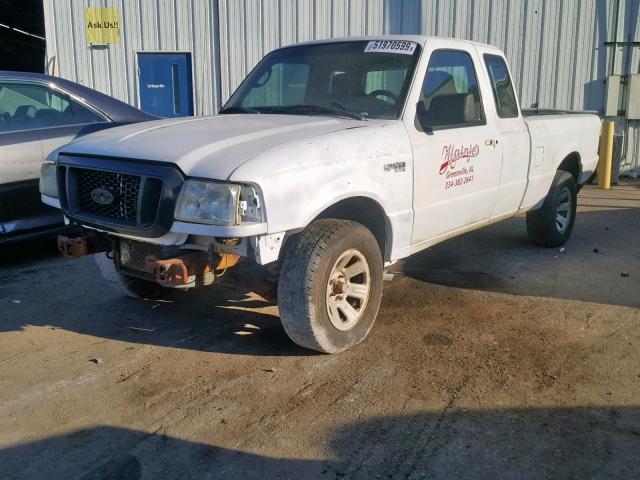 1FTYR14D37PA26377 - 2007 FORD RANGER SUP WHITE photo 2