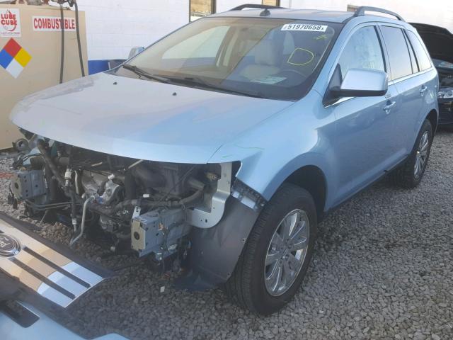 2FMDK49C58BA50026 - 2008 FORD EDGE LIMIT BLUE photo 2