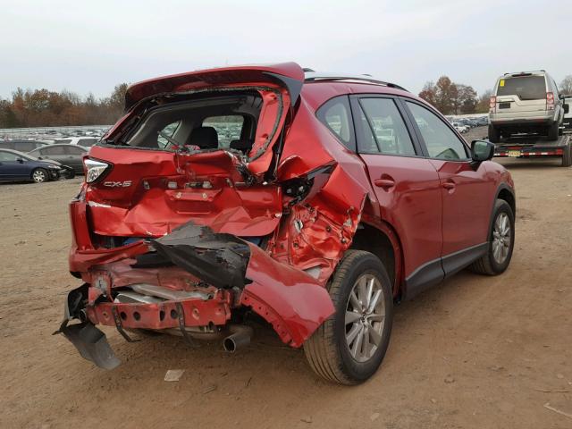 JM3KE2BE6F0531718 - 2015 MAZDA CX-5 SPORT RED photo 4