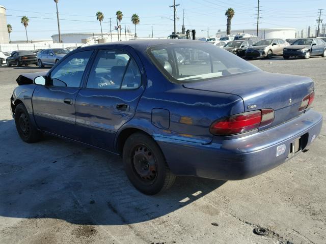 1Y1SK5260VZ421460 - 1997 GEO PRIZM BASE ლურჯი ფოტო 3