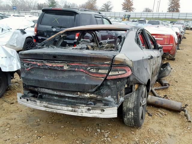 1C3CDFEBXED916655 - 2014 DODGE DART GT BURN photo 4