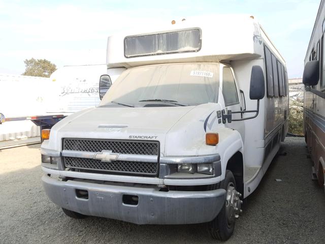 1GBE5V1917F423523 - 2007 CHEVROLET C5500 C5V0 WHITE photo 2