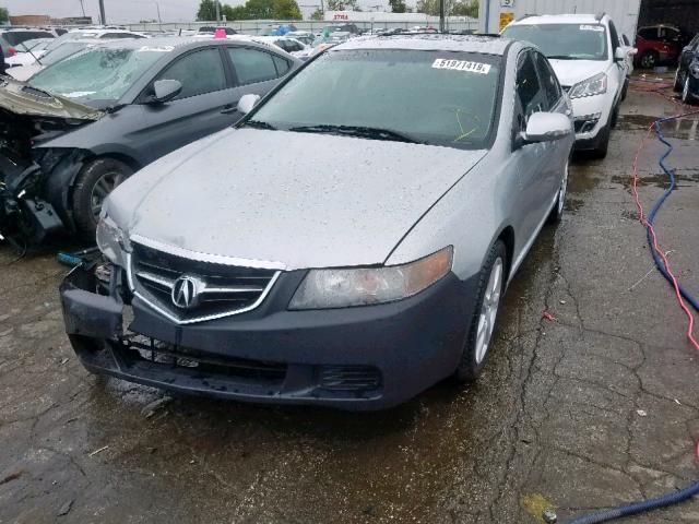 JH4CL96804C043259 - 2004 ACURA TSX SILVER photo 2