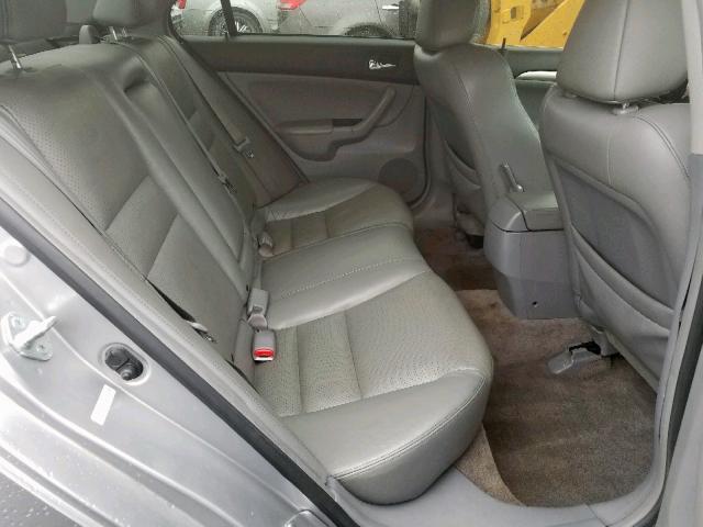 JH4CL96804C043259 - 2004 ACURA TSX SILVER photo 6