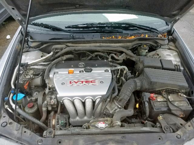 JH4CL96804C043259 - 2004 ACURA TSX SILVER photo 7