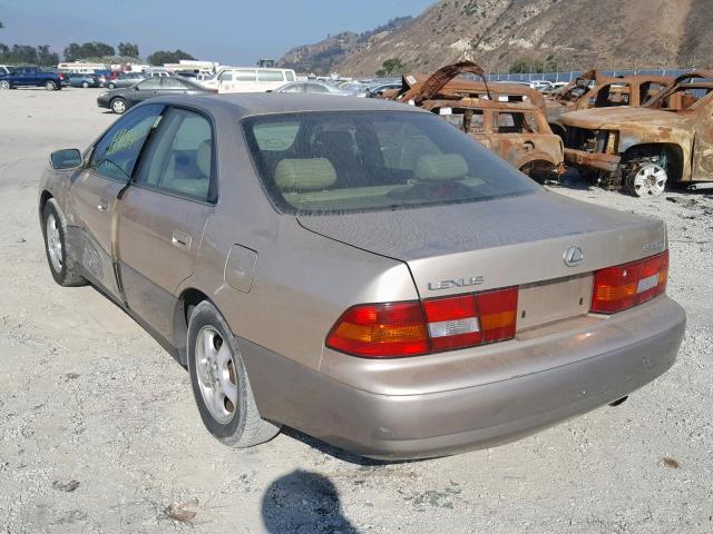 JT8BF28G7X0223553 - 1999 LEXUS ES 300 BEIGE photo 3