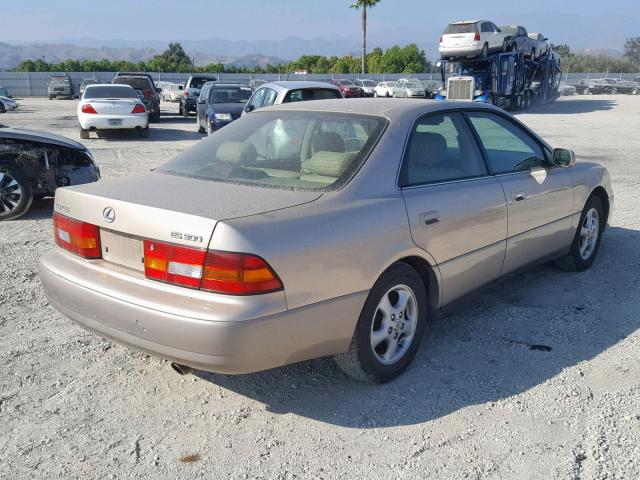 JT8BF28G7X0223553 - 1999 LEXUS ES 300 BEIGE photo 4