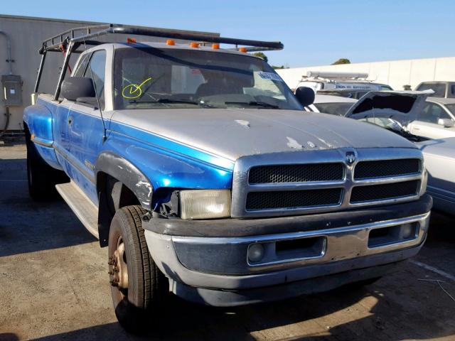 1B7MF33W5WJ108599 - 1998 DODGE RAM 3500 BLUE photo 1