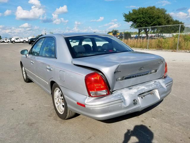 KMHFU45E42A202939 - 2002 HYUNDAI XG 350 SILVER photo 3