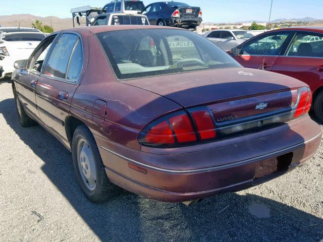 2G1WN52X9T9195182 - 1996 CHEVROLET LUMINA LS BURGUNDY photo 3