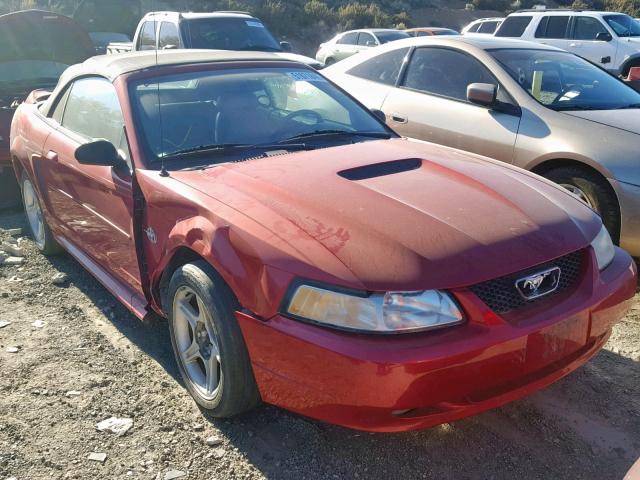 1FAFP45X7XF110124 - 1999 FORD MUSTANG GT BURGUNDY photo 1