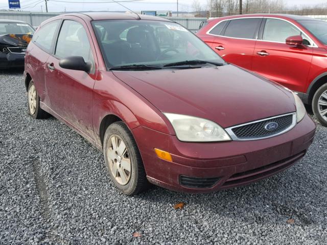 1FAFP31N96W233050 - 2006 FORD FOCUS ZX3 RED photo 1