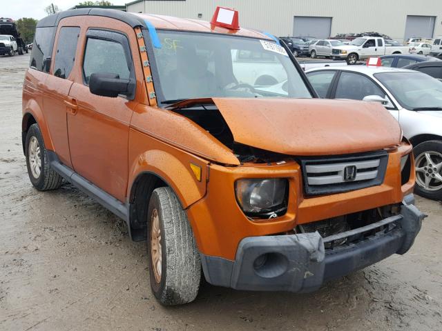 5J6YH17798L001656 - 2008 HONDA ELEMENT EX ORANGE photo 1