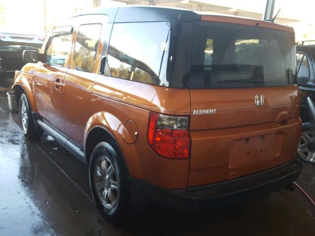 5J6YH17798L001656 - 2008 HONDA ELEMENT EX ORANGE photo 3