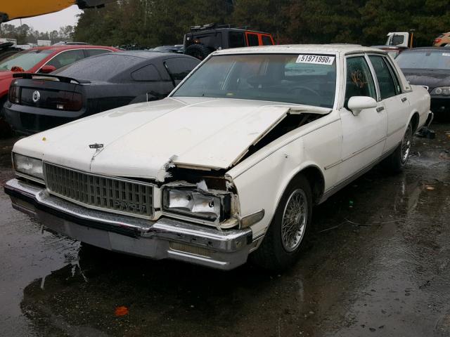 1G1BU51E0KR119775 - 1989 CHEVROLET CAPRICE CL WHITE photo 2