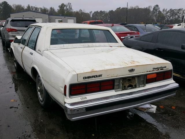 1G1BU51E0KR119775 - 1989 CHEVROLET CAPRICE CL WHITE photo 3