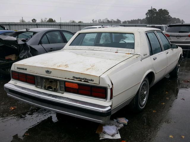 1G1BU51E0KR119775 - 1989 CHEVROLET CAPRICE CL WHITE photo 4