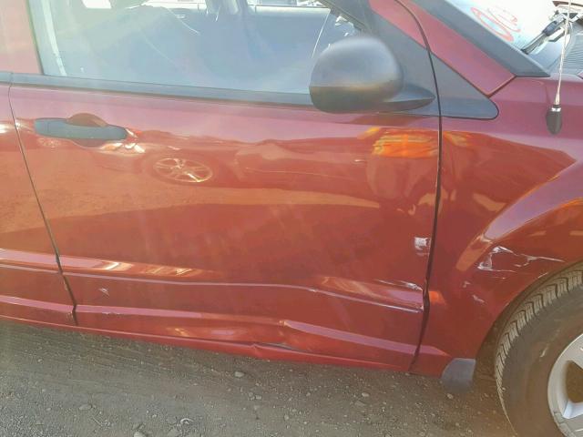 1B3HB48B68D756190 - 2008 DODGE CALIBER SX RED photo 9