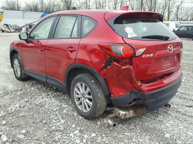 JM3KE2BE2F0482274 - 2015 MAZDA CX-5 SPORT RED photo 3