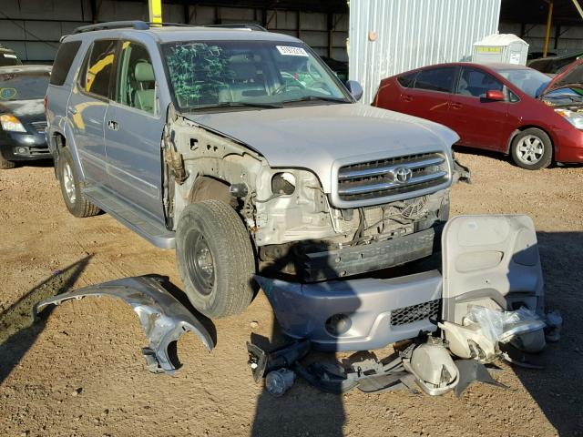 5TDZT38A41S044191 - 2001 TOYOTA SEQUOIA LI SILVER photo 1