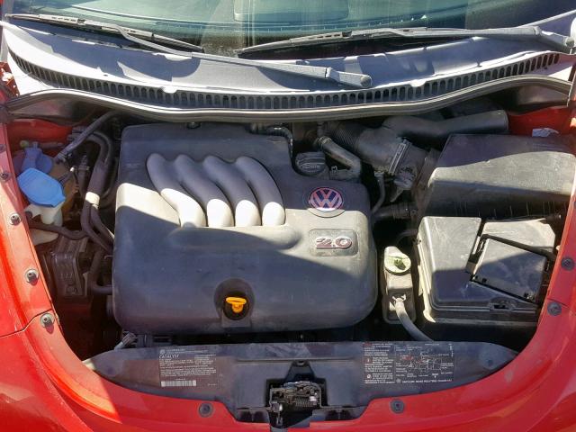 3VWCK21C13M406363 - 2003 VOLKSWAGEN NEW BEETLE წითელი ფოტო 7