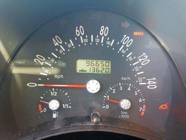 3VWCK21C13M406363 - 2003 VOLKSWAGEN NEW BEETLE წითელი ფოტო 8