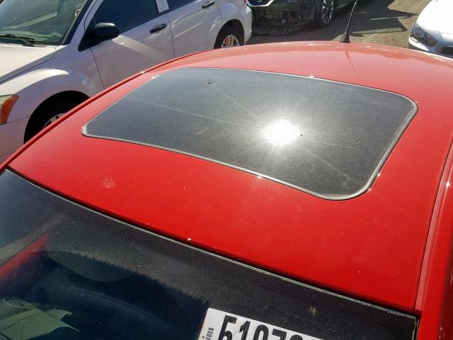 3VWCK21C13M406363 - 2003 VOLKSWAGEN NEW BEETLE წითელი ფოტო 9