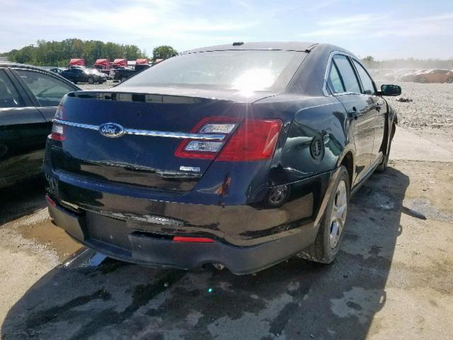 1FAHP2MKXEG170473 - 2014 FORD TAURUS POL BLACK photo 4