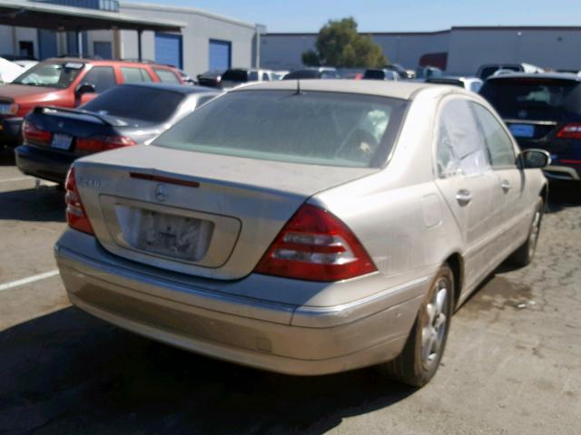 WDBRF61J52F275815 - 2002 MERCEDES-BENZ C 240 GOLD photo 4