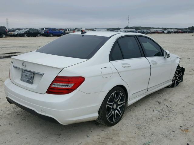 WDDGF4HB8EA957882 - 2014 MERCEDES-BENZ C 250 WHITE photo 4