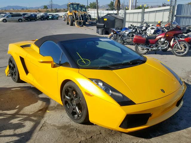 ZHWGU22T86LA03848 - 2006 LAMBORGHINI GALLARDO S YELLOW photo 1