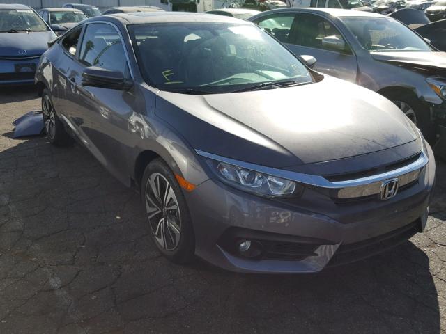 2HGFC3B70JH357061 - 2018 HONDA CIVIC EXL GRAY photo 1