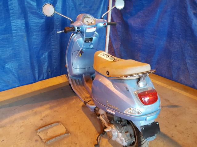 ZAPM448F075007709 - 2007 VESPA SCOOTER BLUE photo 3