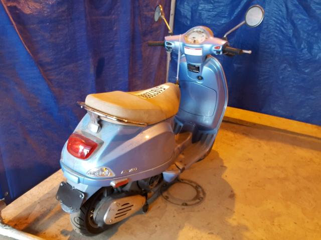 ZAPM448F075007709 - 2007 VESPA SCOOTER BLUE photo 4