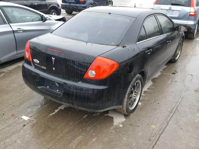 1G2ZF57B984155066 - 2008 PONTIAC G6 VALUE L BLACK photo 4