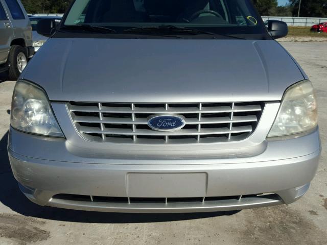 2FMZA51636BA44694 - 2006 FORD FREESTAR S SILVER photo 9